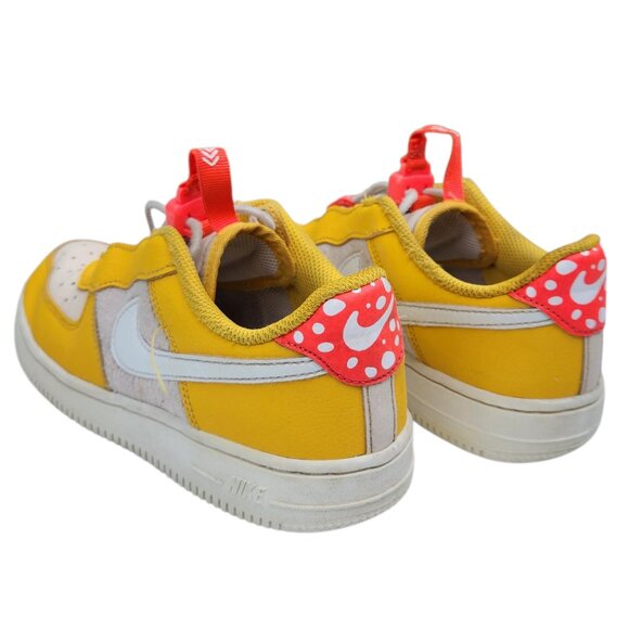 Nike Air Force 1 Toggle SE Mushroom DQ0365-700 Yellow White Size 3Y - Picture 4 of 9